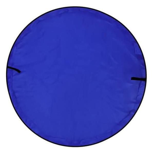 Αναδιπλούμενο χαλί παιχνιδιών Τσάντα αποθήκευσης με διάμετρο 150 cm σε μπλε χρώμα