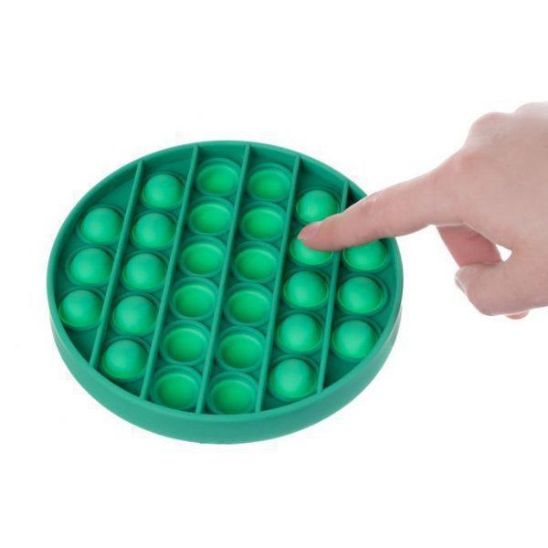 Αγχολυτικό παιχνίδι με φουσκάλες σε σχήμα στρόγγυλο - Πράσινο