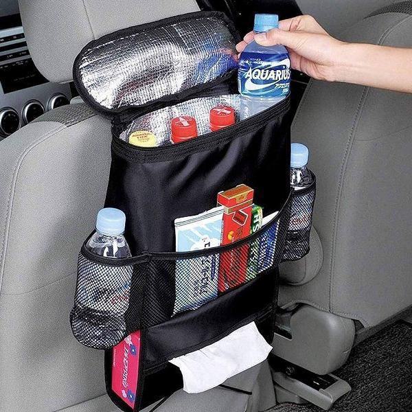 Θήκη οργάνωσης αυτοκινήτου πίσω καθίσματος με ισοθερμικό ψυγείο