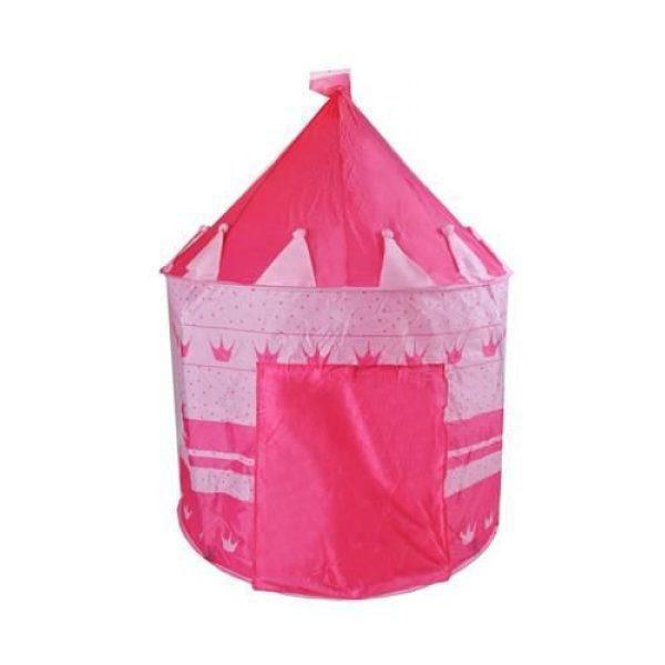 Παιδική Σκηνή Pop Up Tent, σε σχήμα κάστρου με ύψος 135cm σε ροζ χρώμα