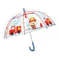 Παιδική ομπρέλα βροχής διάφανη, Πυροσβεστική