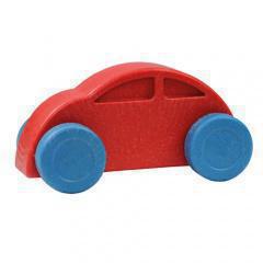 Αντιβακτηριδιακό αυτοκινητάκι κόκκινο με μπλε ρόδες