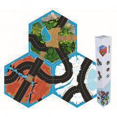 GOHEXA Χαλάκια-Παζλ παιχνιδιού "Νησιά" 3τμχ - 64x56 cm