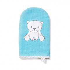 BabyOno Γάντι πλυσίματος μωρού από Μπαμπού Μπλε