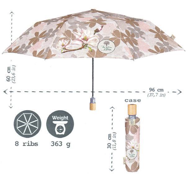 Oμπρέλα βροχής από ανακυκλώσιμα υλικά αυτόματη mini- 96cm