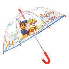 Παιδική ομπρέλα βροχής διάφανη αυτόματη, Paw Patrol