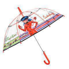Παιδική ομπρέλα βροχής διάφανη αυτόματη, Miraculous