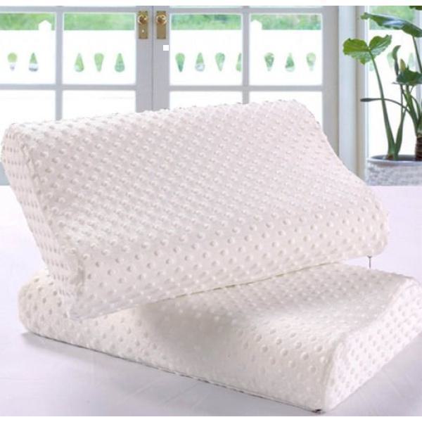 Ανατομικό μαξιλάρι ύπνου με κάλυμμα για παιδιά, 47,5x29x6-9cm
