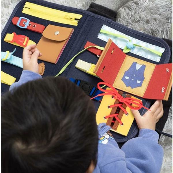 Εκπαιδευτικό Παιχνίδι Montessori Ταμπλό Δραστηριοτήτων για 12+ Μηνών