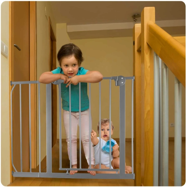 Nukido προστατευτική πόρτα για σκάλες και πόρτες για μωρά 75-115 cm
