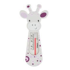 BabyOno Θερμόμετρο μπάνιου Giraffe Άσπρο-Μωβ