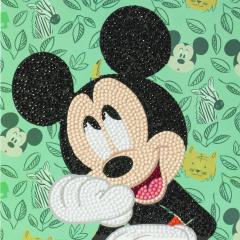 Craft Buddy Card Crystal Art Happy Mickey 18X18cm