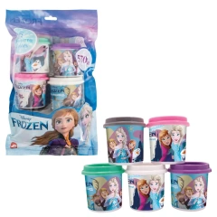 AS Πλαστελίνη Disney Frozen Σακουλάκι Με 5 Βαζάκια Και Καπάκια Καλουπάκια 570gr Για 3+ Χρονών